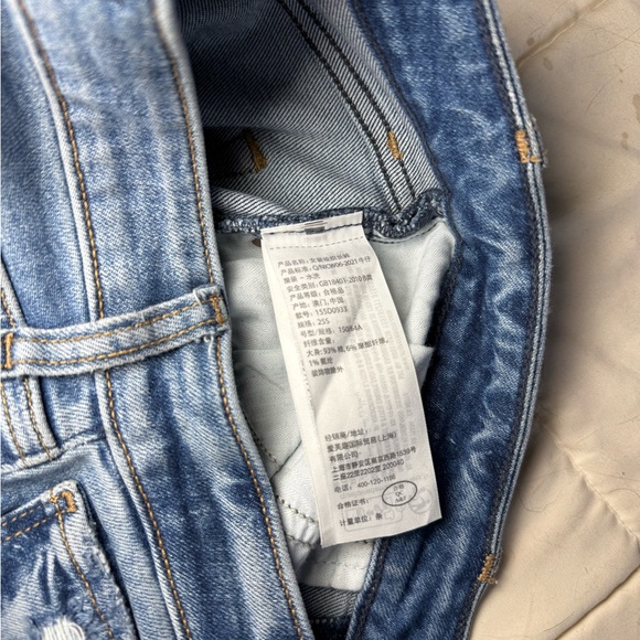 Abercrombie & Fitch Light Blue High Rise Jeans - Picture 5 of 5